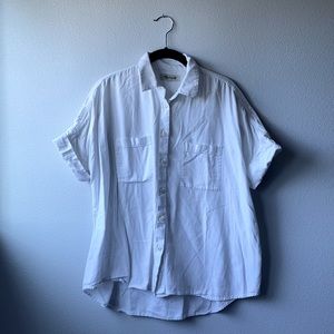 Madewell White Courier Shirt